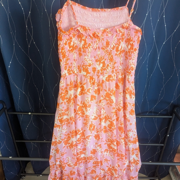 Sienna Sky Pink & Orange Floral Maxi Dress - Picture 2 of 4